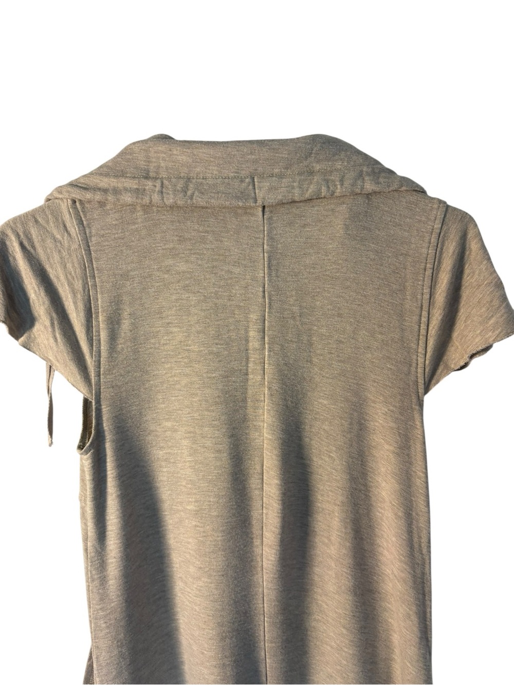 Kensie Light Taupe Zip-Up Hoodie - Picture 7 of 9